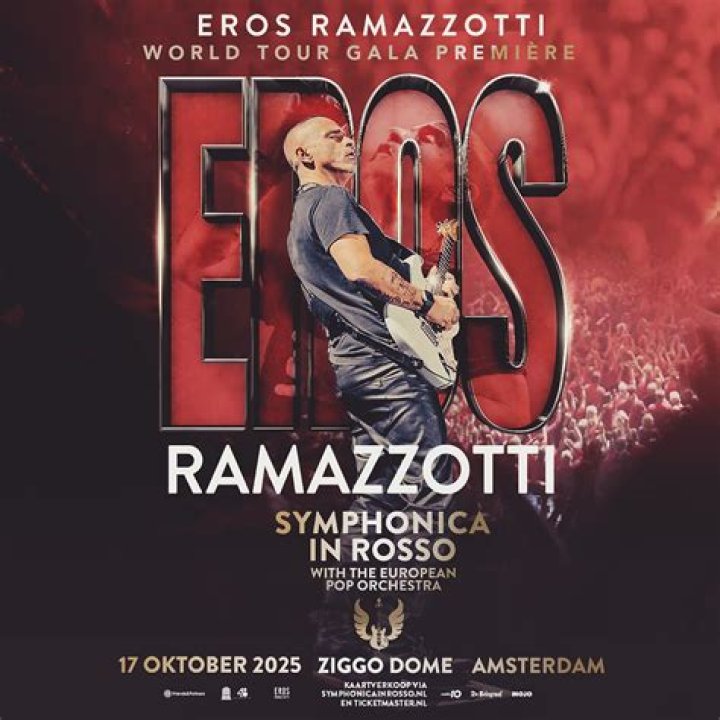 Italian Singer-Songwriter Eros Ramazzotti Announces World Tour For 2018