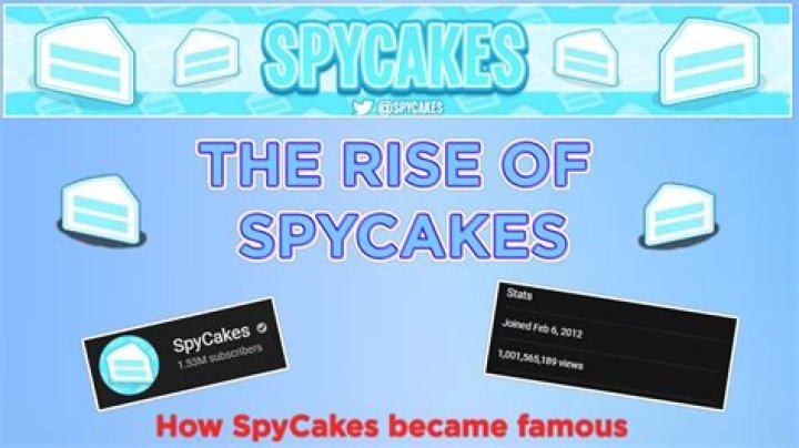SpyCakes Youtuber overview