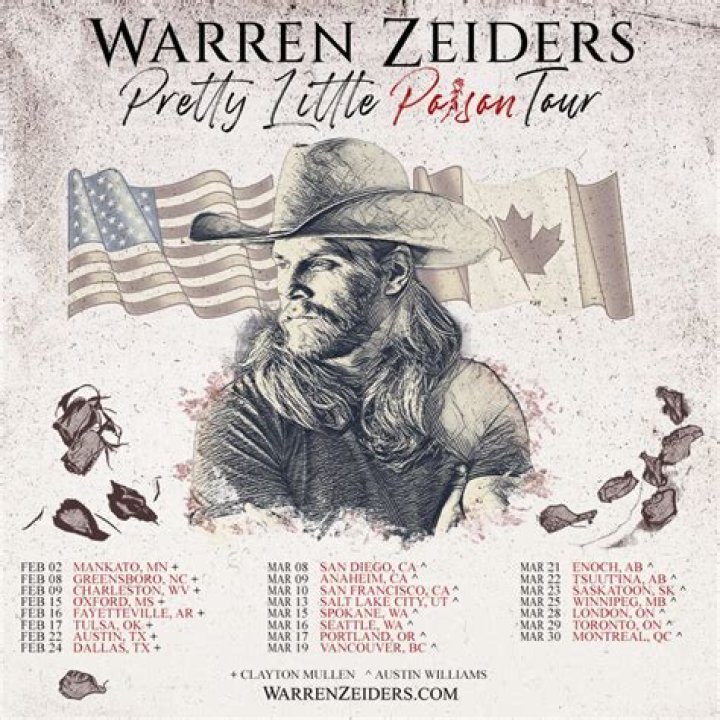 Warren Zeiders Drops Debut Album ‘Pretty Little Poison’ On Warner Records; Announces Tour Dates